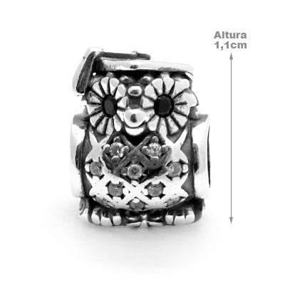 Berloque de Prata Coruja - 38789