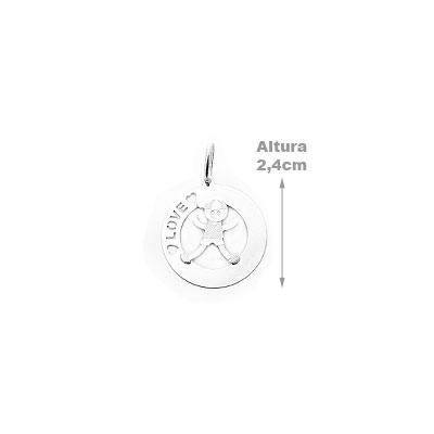 Pingente de Prata Menino