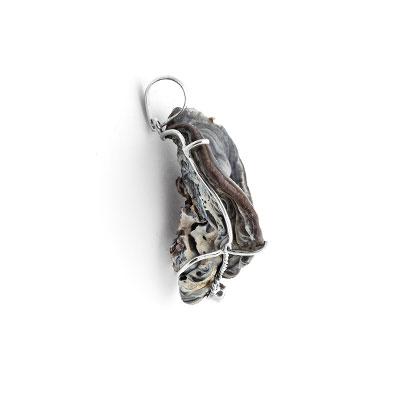 Pingente de Prata com Drusa