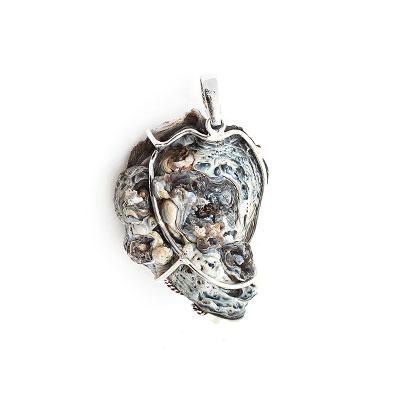 Pingente de Prata com Drusa