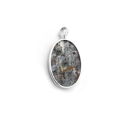 Pingente de Prata com Drusa