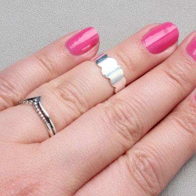 Anel de Prata Dedo do Pé/ Falange