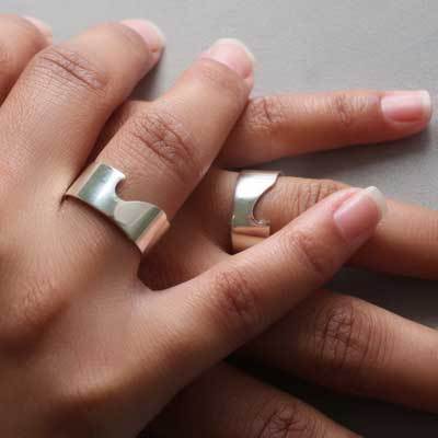 Confecção Aliança de Prata Anatômica - 41222