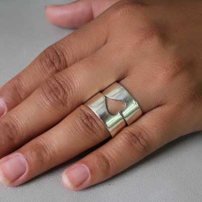 Confecção Aliança de Prata Anatômica - 41223