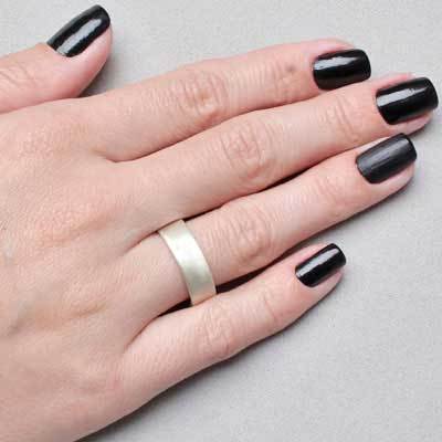 Confecção de Aliança de Prata Anatômica - 41228