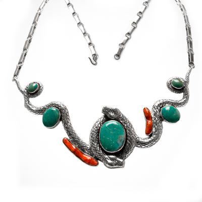 Gargantilha de Prata Serpente - 42067