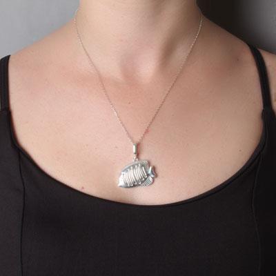 Pingente de Prata Peixe