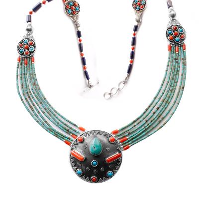 Gargantilha de Prata com Pedras - 44687