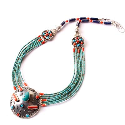 Gargantilha de Prata com Pedras - 44687