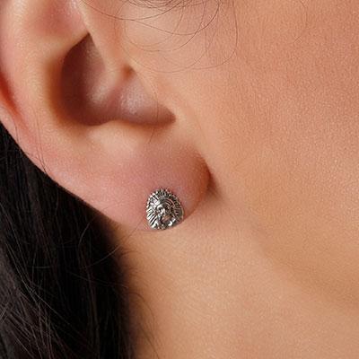 Brinco de Prata Índio