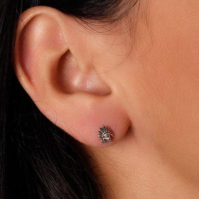 Brinco de Prata Índio