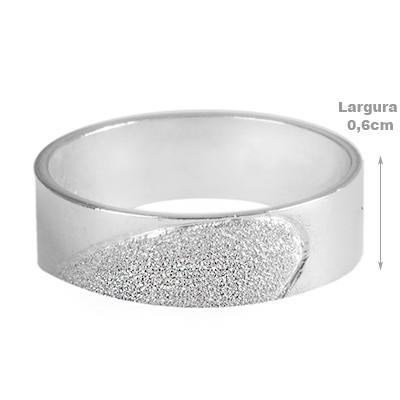 Confecção de Prata de Aliança de Compromisso