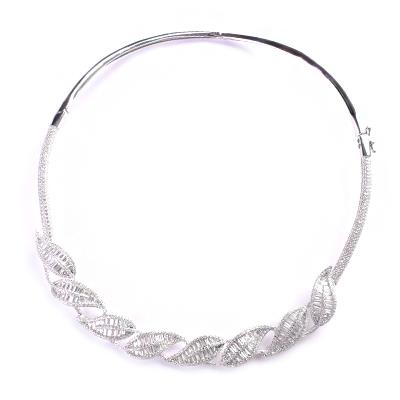 Gargantilha Aro de Prata com Zircônia - 48037 - soprata