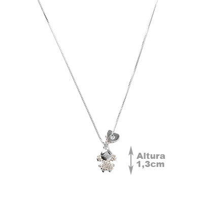 Gargantilha de Pedra Menina com Zircônias