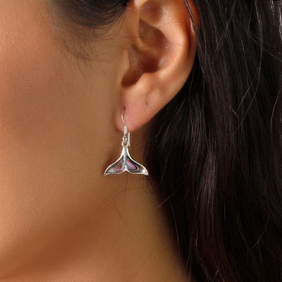 Brinco de Prata Rabo de Baleia