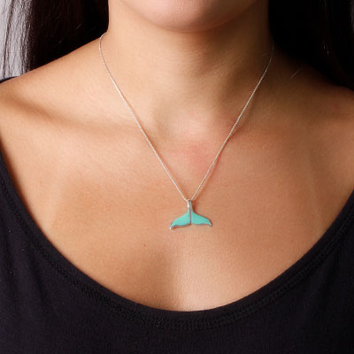 Pingente de Prata Rabo de Baleia