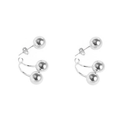 Brinco de Prata Bola