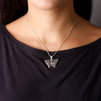 Pingente de Prata Borboleta - 53607