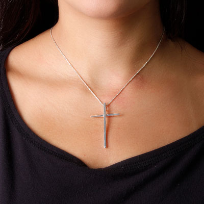 Pingente de Prata Cruz