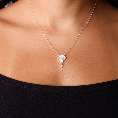 Gargantilha de Prata São Bento