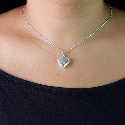 Pingente de Prata Relicário