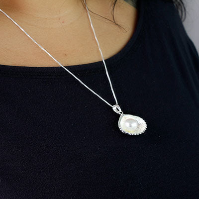 Pingente de Prata Concha