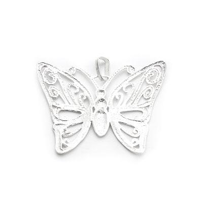 Pingente de Prata Borboleta