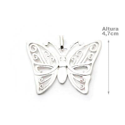 Pingente de Prata Borboleta - 5399