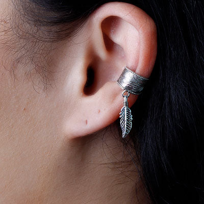 Piercing de Prata Pressão para Orelha