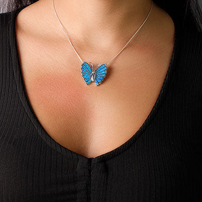 Pingente de Prata Borboleta