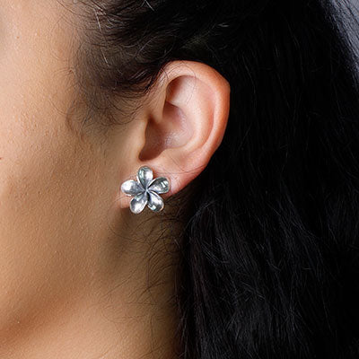 Brinco de Prata Flor