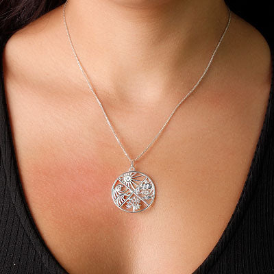 Pingente de Prata 4 elementos