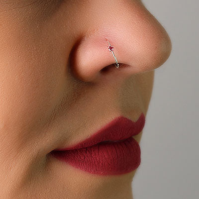 Piercing de Prata Argola para Nariz