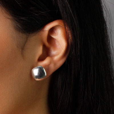 Brinco de Prata Liso