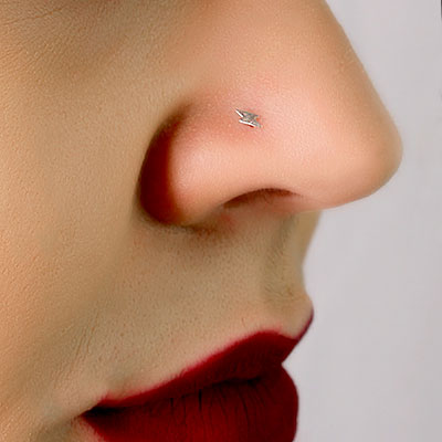Piercing de Prata para Nariz - 54658