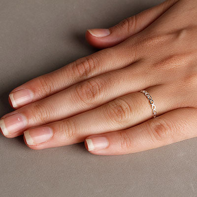 Anel de Prata Infinito