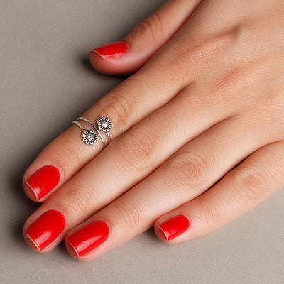 Anel de Prata Dedo do Pé/Falange