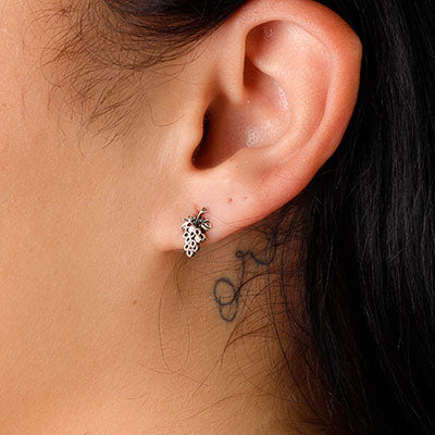 Brinco de Prata Cacho de Uvas