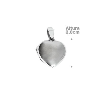 Pingente de Prata Relicário