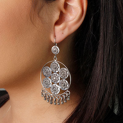 Brinco de Prata Trabalhado