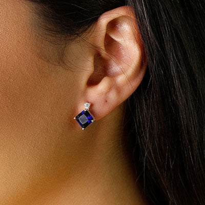 Brinco de Prata com Zircônias - 55517