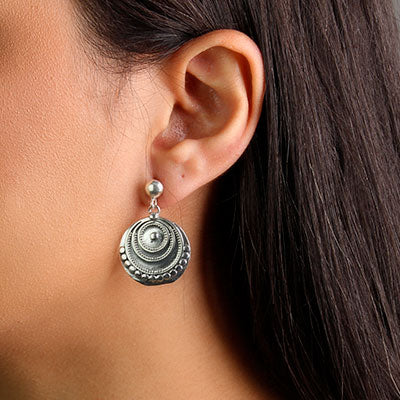 Brinco de Prata Trabalhado