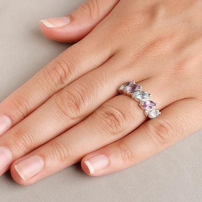 Produtos Anel de Prata com Pedras