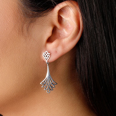 Brinco de Prata Vazado