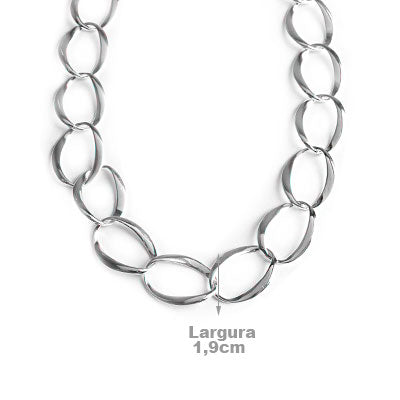 Produtos Gargantilha de Prata Elo