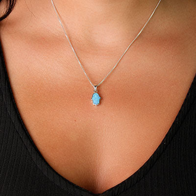 Pingente de Prata Hamsa