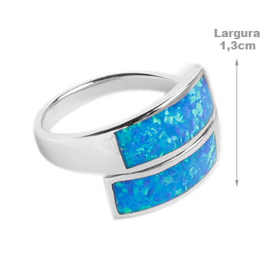 Anel de Prata com Opala