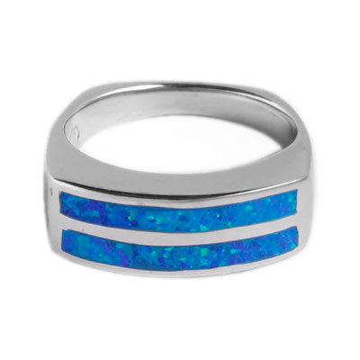 Anel de Prata com Opala - 56067