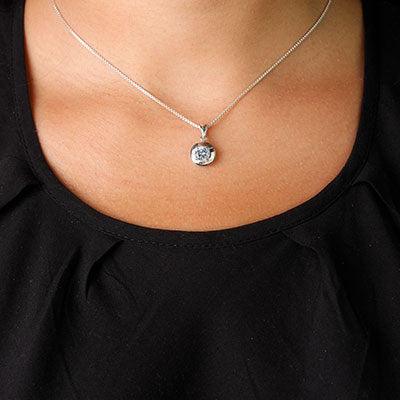 Pingente de Prata com Topázio