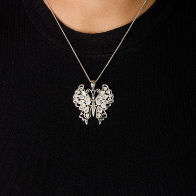 Pingente de Prata Borboleta